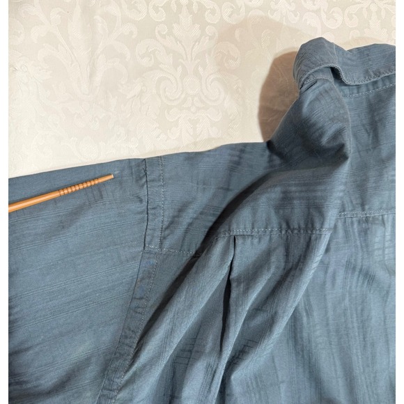 Quiksilver‎ Edition Mens Regular Fit Short Sleeve Button Up Shirt Blue Plaid XXL - Picture 9 of 12